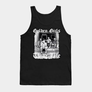 Girls Golden Thug Life 80'S Retro Golden Girls Tank Top